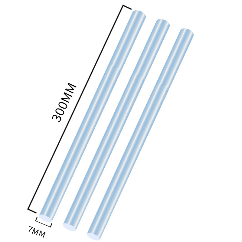 Barras de pegamento termofusible adhesión alta transparente 7 mm y 11 mm uso doméstico