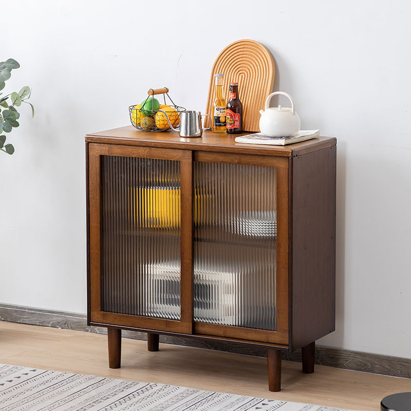 Armario de estilo japonés armario aparador bajo gabinete armario pared simple gabinete de té de madera maciza sala de estar vestuario gabinete de almacenamiento