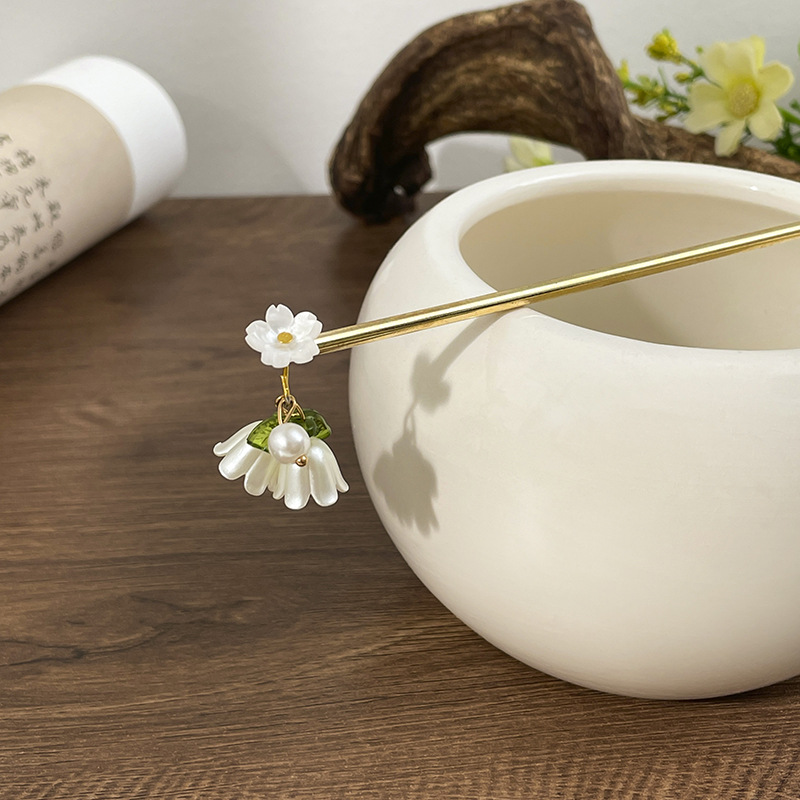 Estilo antiguo borla horquilla de las mujeres nuevo estilo chino mapache Han accesorios de ropa de alta calidad updo pelo Maxi falda horquilla paso agitar tocado