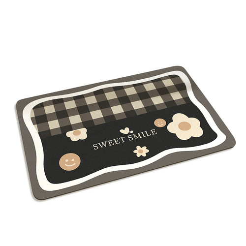 浴室地垫硅藻泥地垫洗手间门口地垫吸水速干耐脏地毯卫生间吸水垫