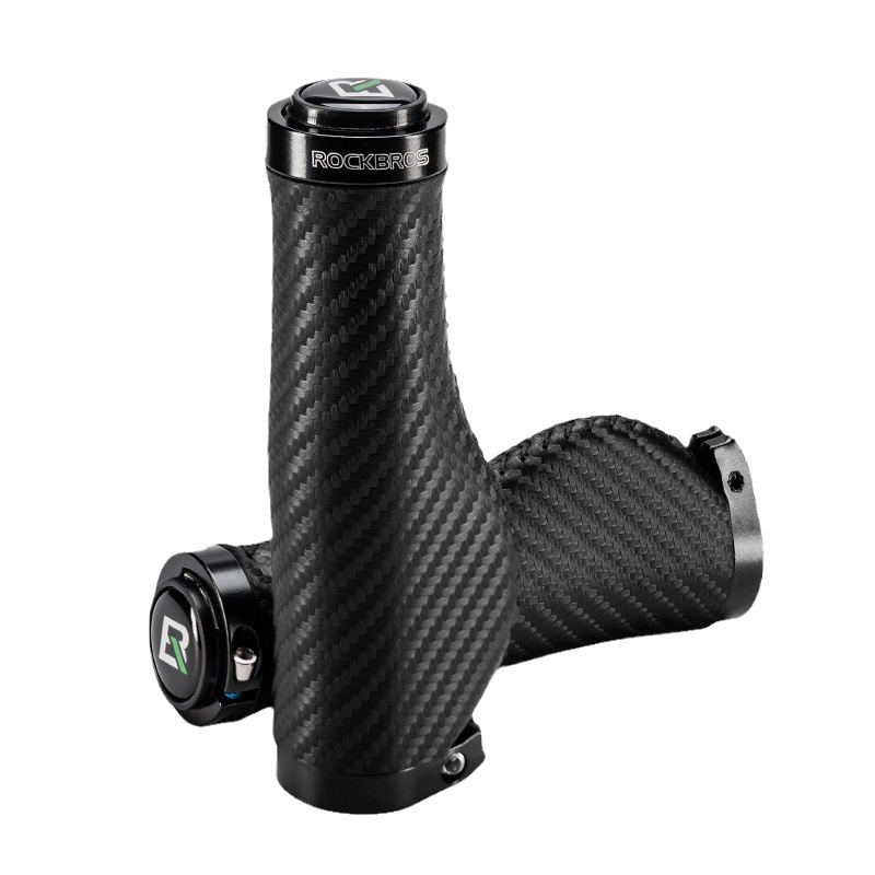 Rock Brothers Mountain Bike Lock, Comfortable Shock Absorber, Meatball Pair Bicycle Handle, Commuter, Non slip Handle_voghion.com