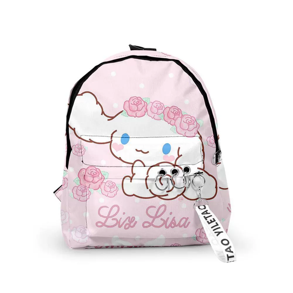 Sanrio, школьный рюкзак для мужчин и женщин, 3D, Cinnamoroll