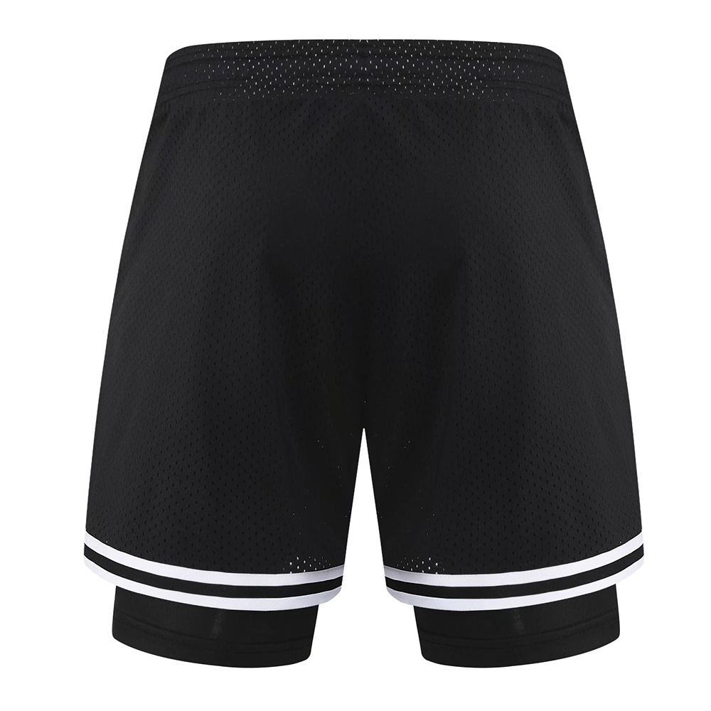 Amerikanische 3/4-Hose, modisch, für Jungen, Netzstoff, für Sport, Strand, Freizeit, Laufen, Fitness, schnelltrocknend, für den Transport zu Hause_voghion.com