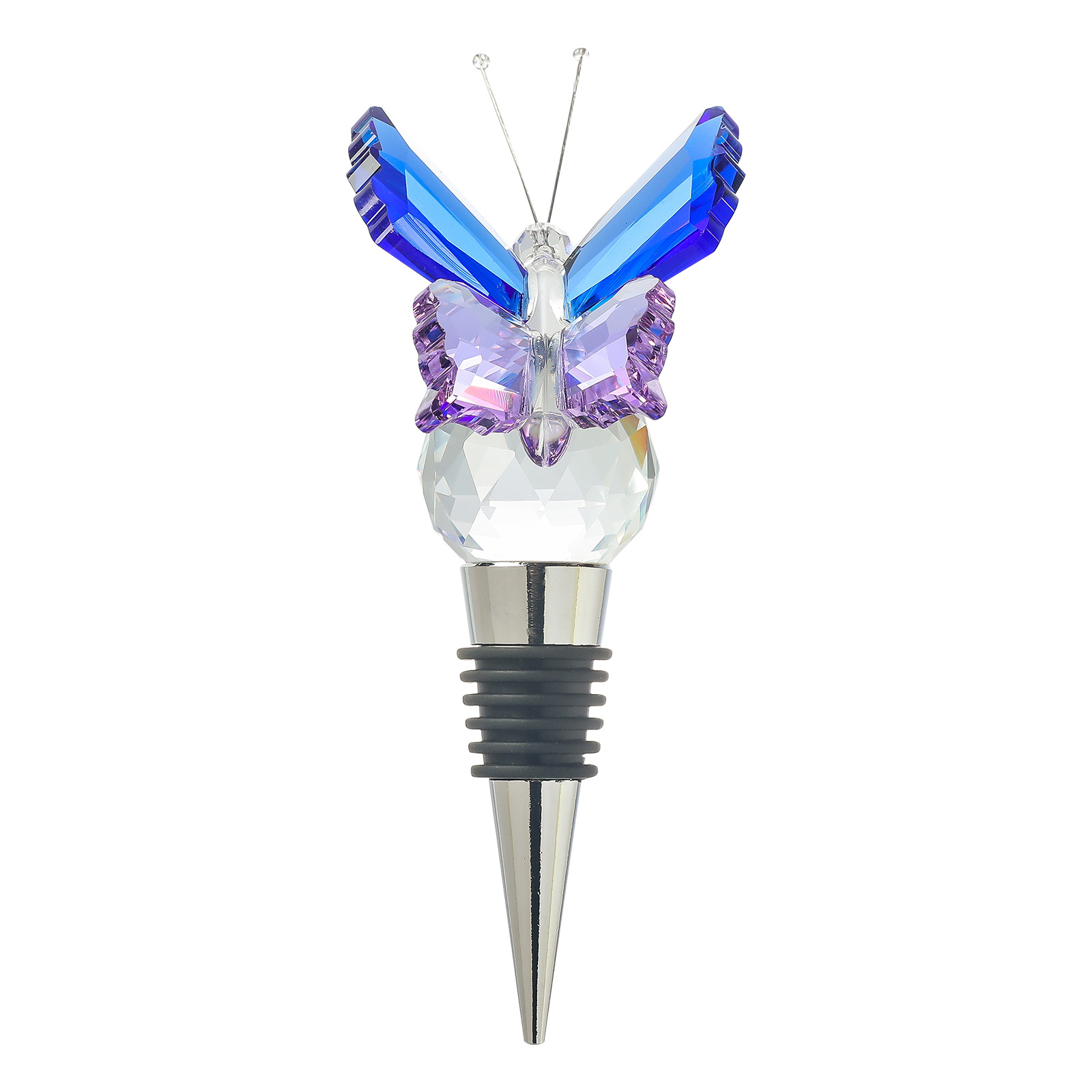 나비 와인 병 마개 - 블루 퍼플 30개입 50*43*57mm 180g