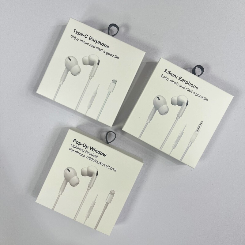 Suitable for Apple 3Rd Generation Wired Headphone Packaging Box, In-Ear Headphone Packaging Box, Type-C Headphone Packaging Box