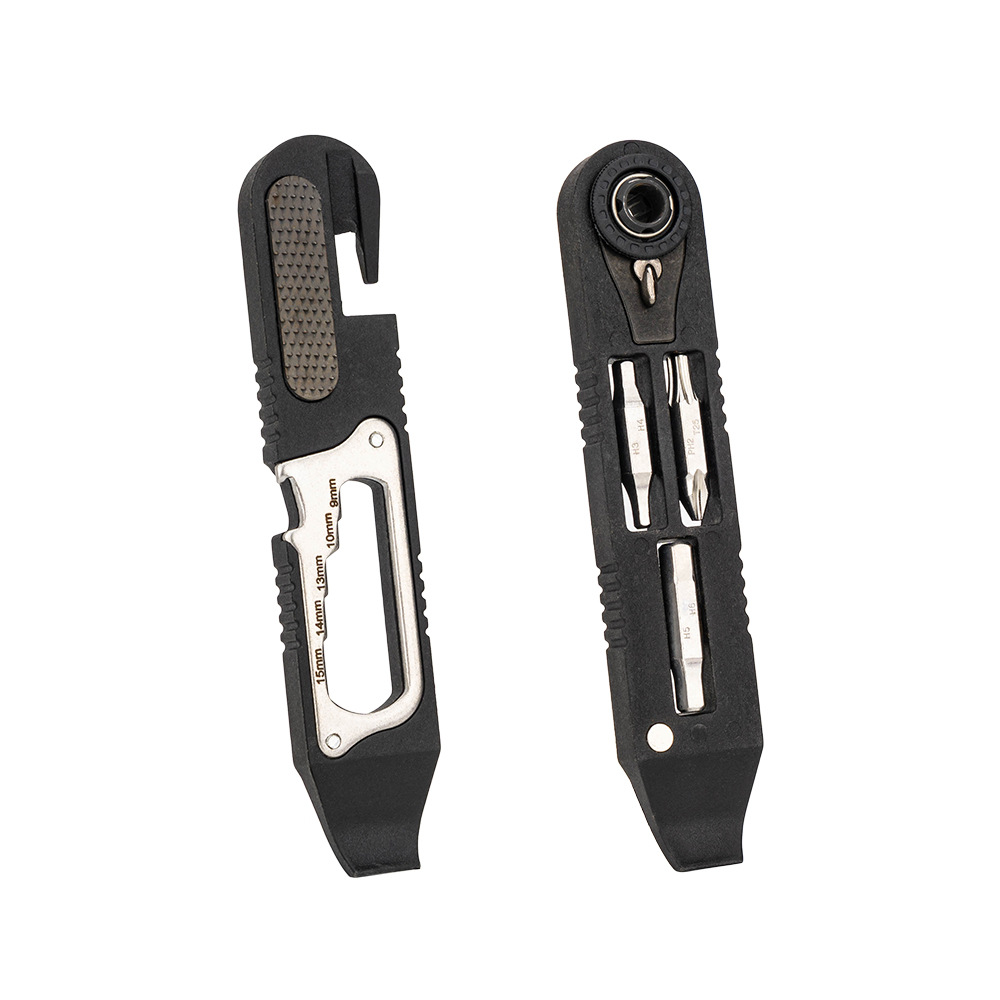 ZTTO Herramienta combinada de reparación de bicicletas multifunción Palancas para neumáticos Llave hexagonal Tornillo Llave de trinquete Equipo