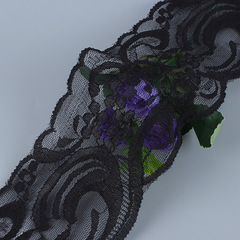 9cm單邊彈力波邊蕾絲 錦氨柔軟彈力花邊 性感服裝內衣輔料