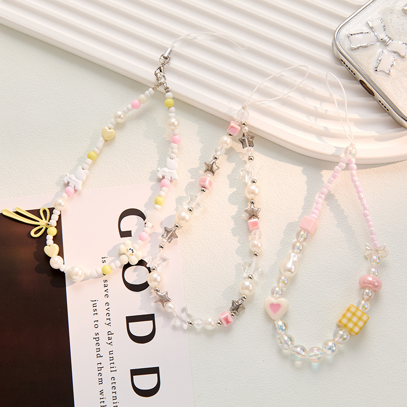 Y2K Alloy Ccd Camera Pendant Chain Mobile Phone Case Chain Lanyard Girl Ins Style Keychain Crystal Decoration