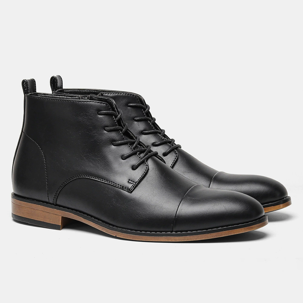 37–50 Leather Boots For Men Fashion Comfortable Ankle Boots