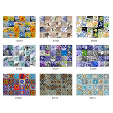 ET203-211�羳���Ż�ש��ש���Ҿ�װ��DIY��ճ��ˮ����ǽ��ֽ24Ƭ