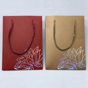 Spot New Year Gift Paper Bag Jewelry Watch Box Handbag Single Face Mask Bag Shopping Bag Wedding Bag Printing