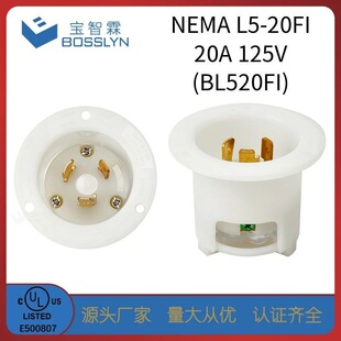 UL�J�CNEMA L5-20���˰��b�^����׃��Ƕ��ʽ����20A 250V