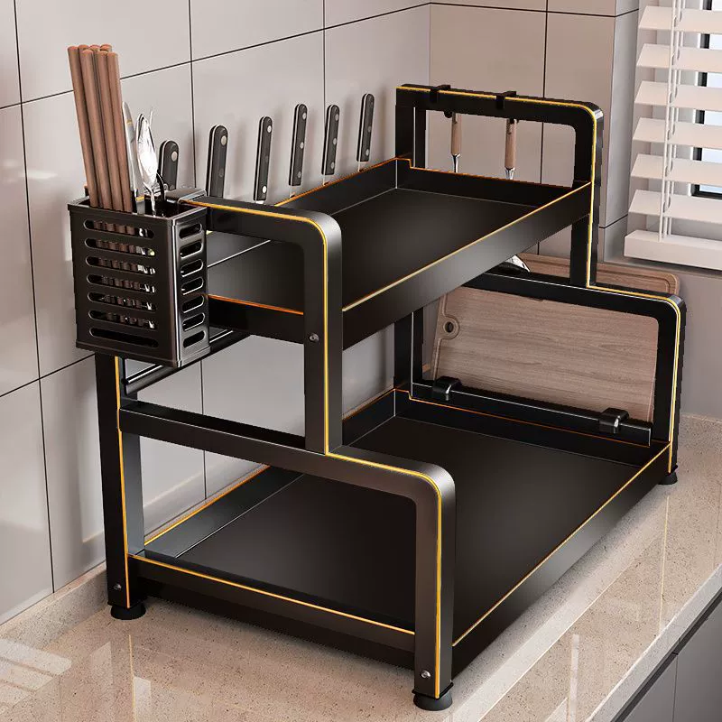 Подставка для кухонных приправ Соевый соус Уксус Бутылка для хранения Полка для палочек для палочек