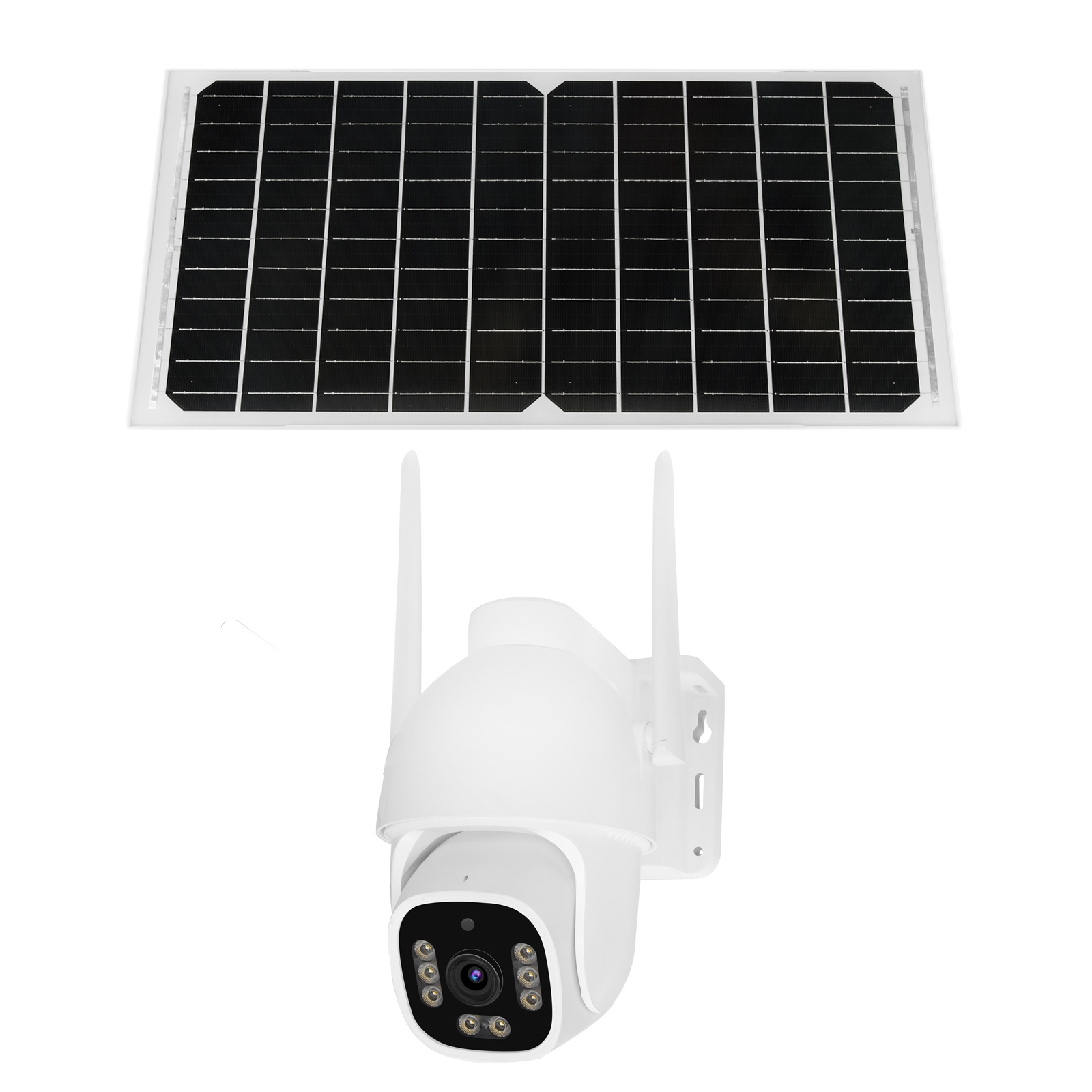 AOV ソーラーカメラ 600万フルカラー、ネットワークなし、電気なし、生涯トラフィックフリー、ナイトビジョン付きモニター