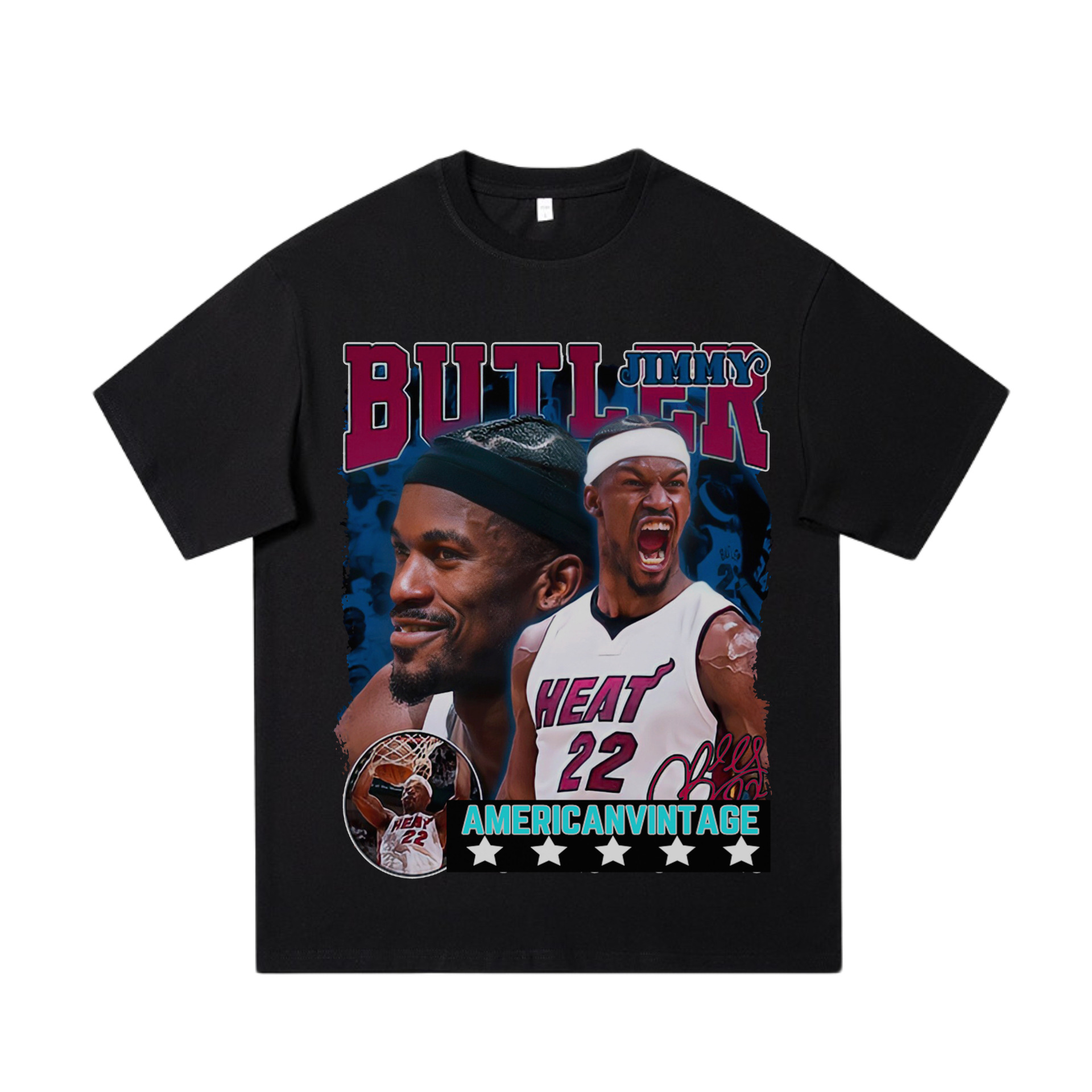 Camiseta americana estrella Rosa James Morant Curry impreso manga corta de algodón calle media manga camiseta al por mayor