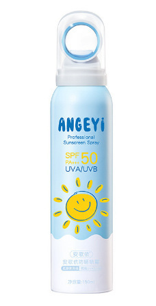 スポット Angeyi 日焼け止めスプレー、UV 防止 SPF50+、軽くて通気性のある日焼け止め、軍事訓練の必需品|undefined