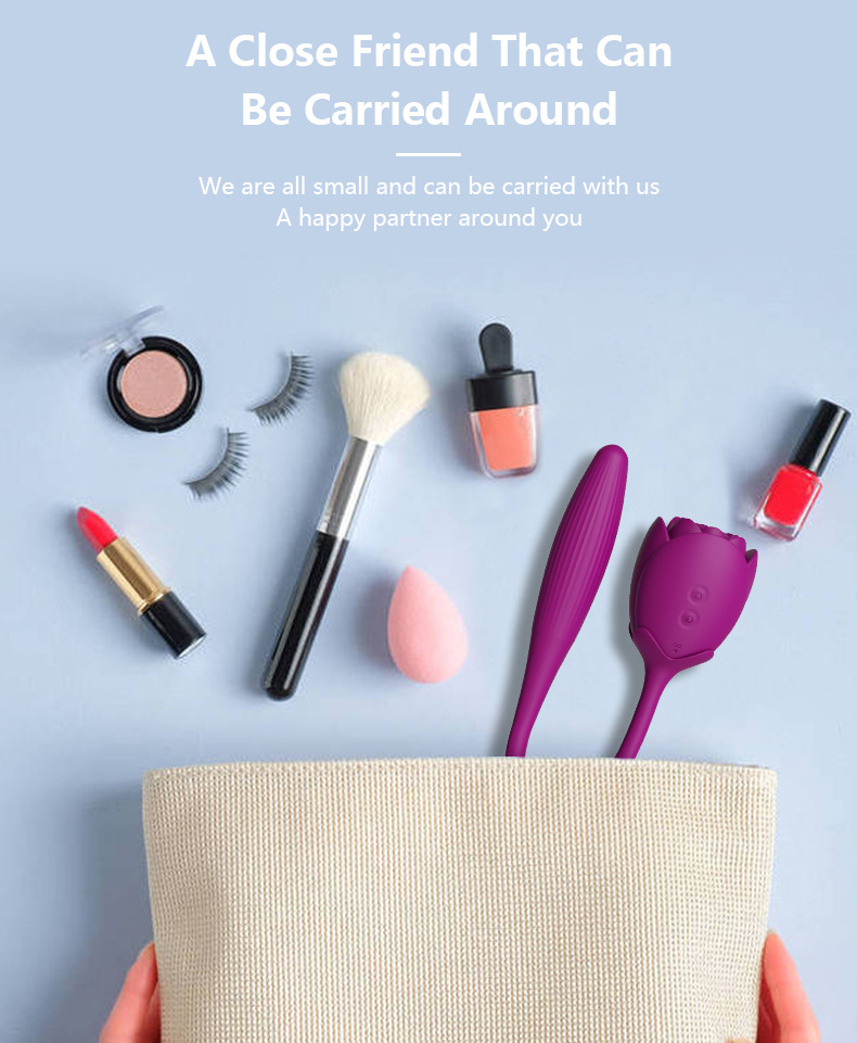 Mysite New Rose Double Head Sucking Egg Skipping Rose Vibrators 20 rose suction toy · usb charging rose vibrator