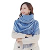 Double-sided cloak, demi-season scarf, long universal cashmere, increased thickness, wholesale