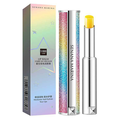 Se Nana Starry Sky color changing lip balm 1.7g moisturizing and hydrating lip care warm color changing lip balm wholesale