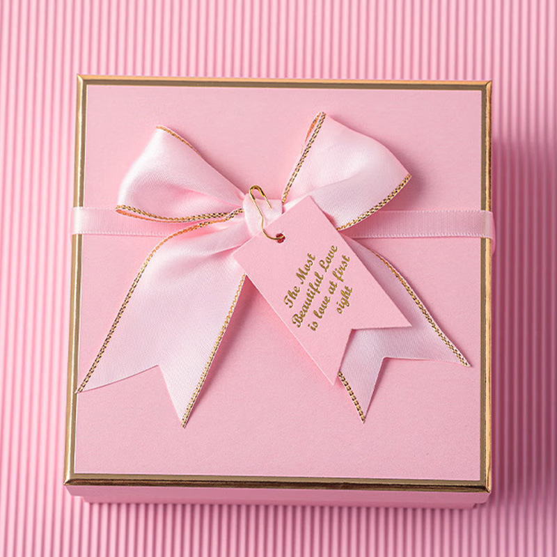 20*18*8cm sin bolsa de regalo ins caja de regalo rosa caja de regalo de lazo caja de regalo de joyería de lápiz labial caja de embalaje de regalo image 4