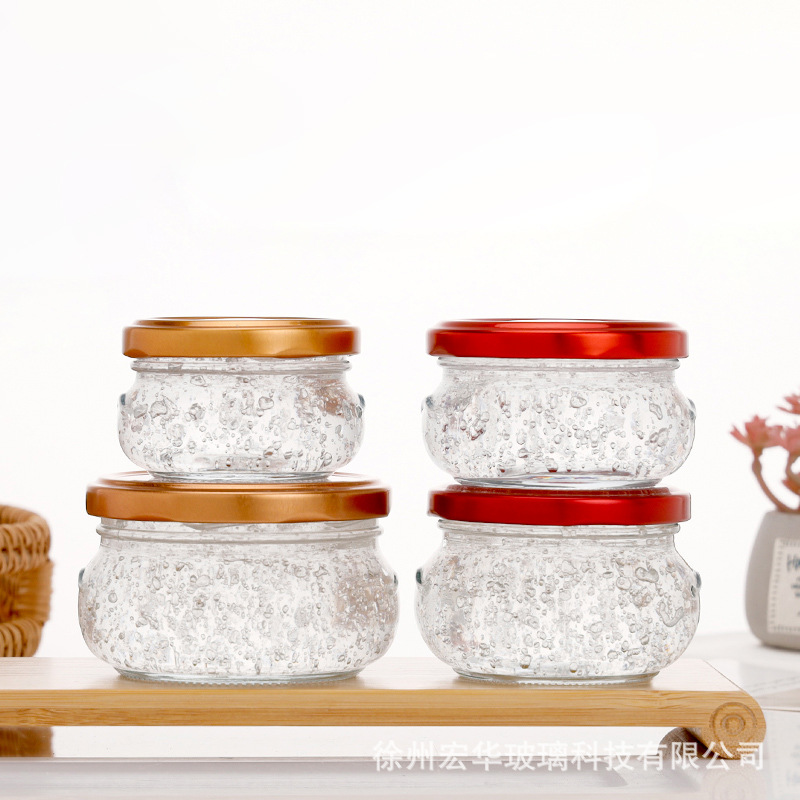 创意双耳燕窝分装瓶燕窝罐 家用耐高温密封鱼胶虫草瓶 蜂蜜果酱瓶