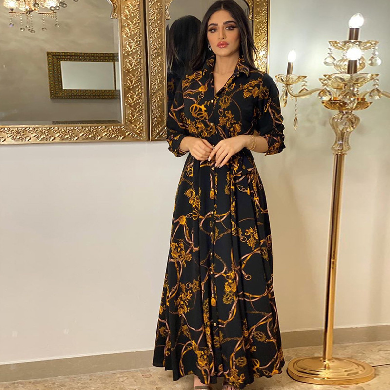K Nouvelles robes décontractées sexy et élégantes à imprimé numérique pour femmes_voghion.com