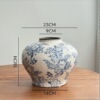 American blue and white porcelain d style