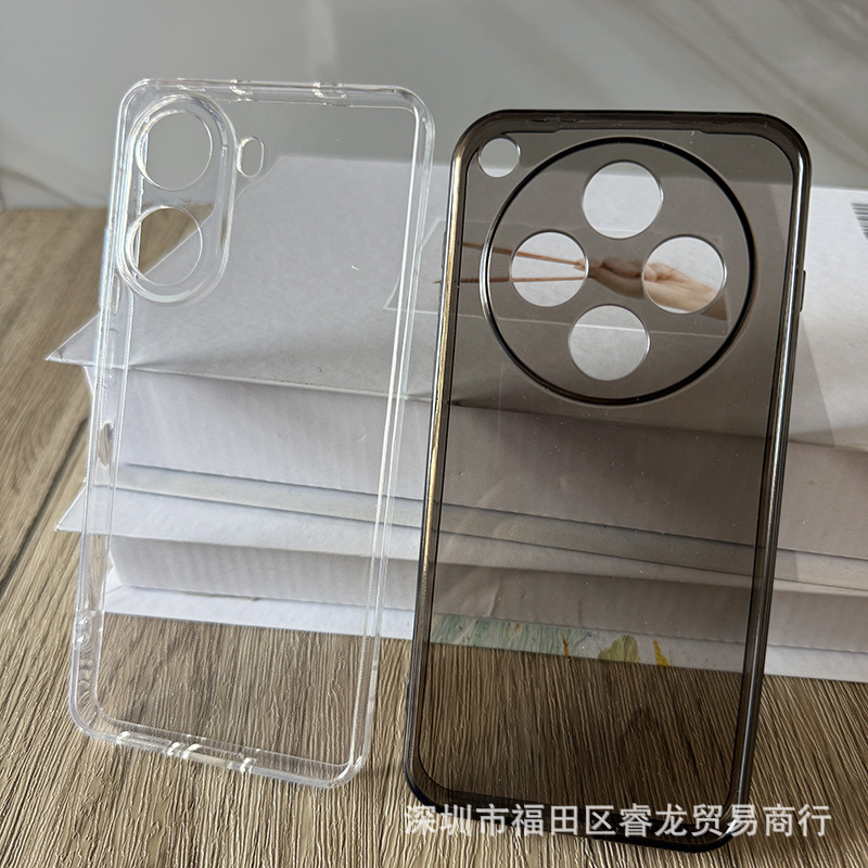 适用红米Turbo4pro手机壳小米15Ultra保护套透明软壳凹槽滴胶diy