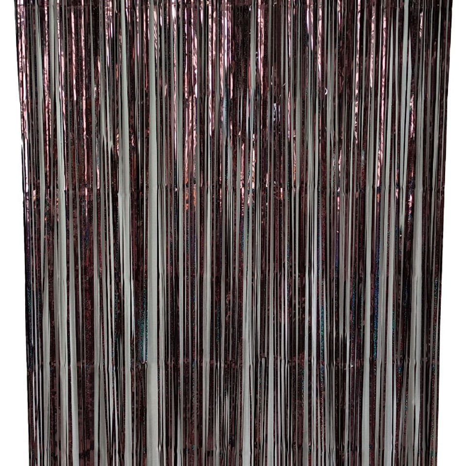 Cortina de Lluvia Decorativa de Plástico, Autoadhesiva, para Fiestas y Eventos