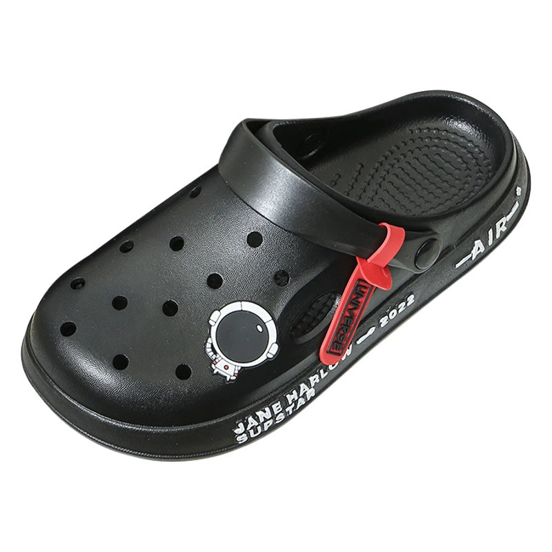 Мужская Летняя обувь с дырками в новом стиле, универсальная модная мягкая подошва, нескользящая, износостойкая, модный пляжный носок для пары медсестер