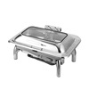 酒店不鏽鋼自助餐爐布菲爐液壓大可視蓋電加熱翻蓋早餐爐保溫爐