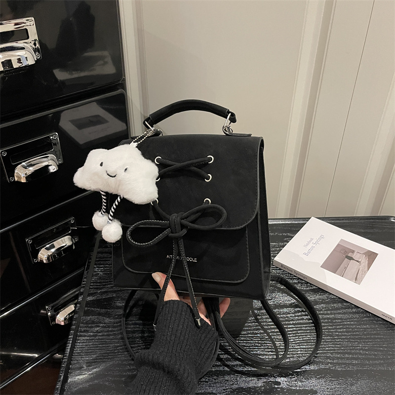 Stylish Women's College Backpack Multifunctional Crossbody Bag_voghion.com