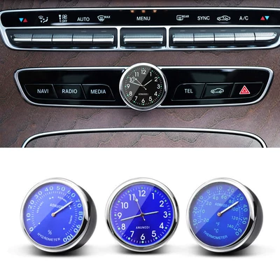 Luminous Car Clock, Car: Car thermometer