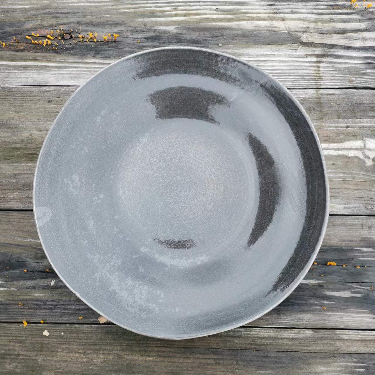 Grieta de hielo creativo plato de forma especial de alta apariencia postre de cerámica bandeja de té plato de hogar plato de ensalada de frutas plato occidental