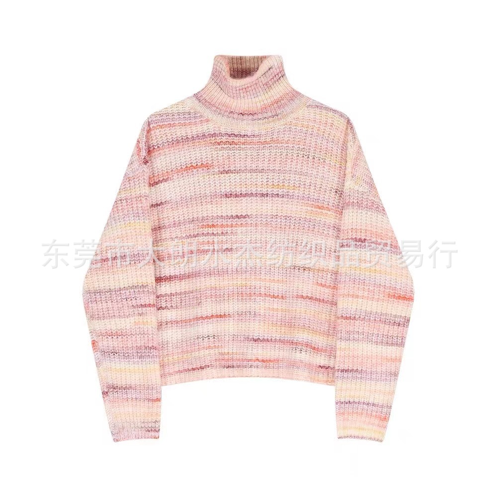 【水杰】现货 3.6支渲彩喷毛纱 羊毛渐变五彩花式起毛纱 针织衣帽