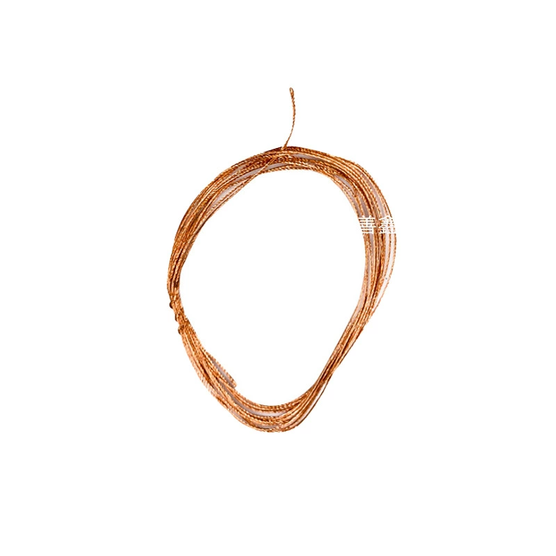 Медный многожильный провод 0,5 мм?/0,05 мм? Луженая голая медная многожильная проволока Обработка и настройка проводящая лента Высоковольтный заземляющий провод