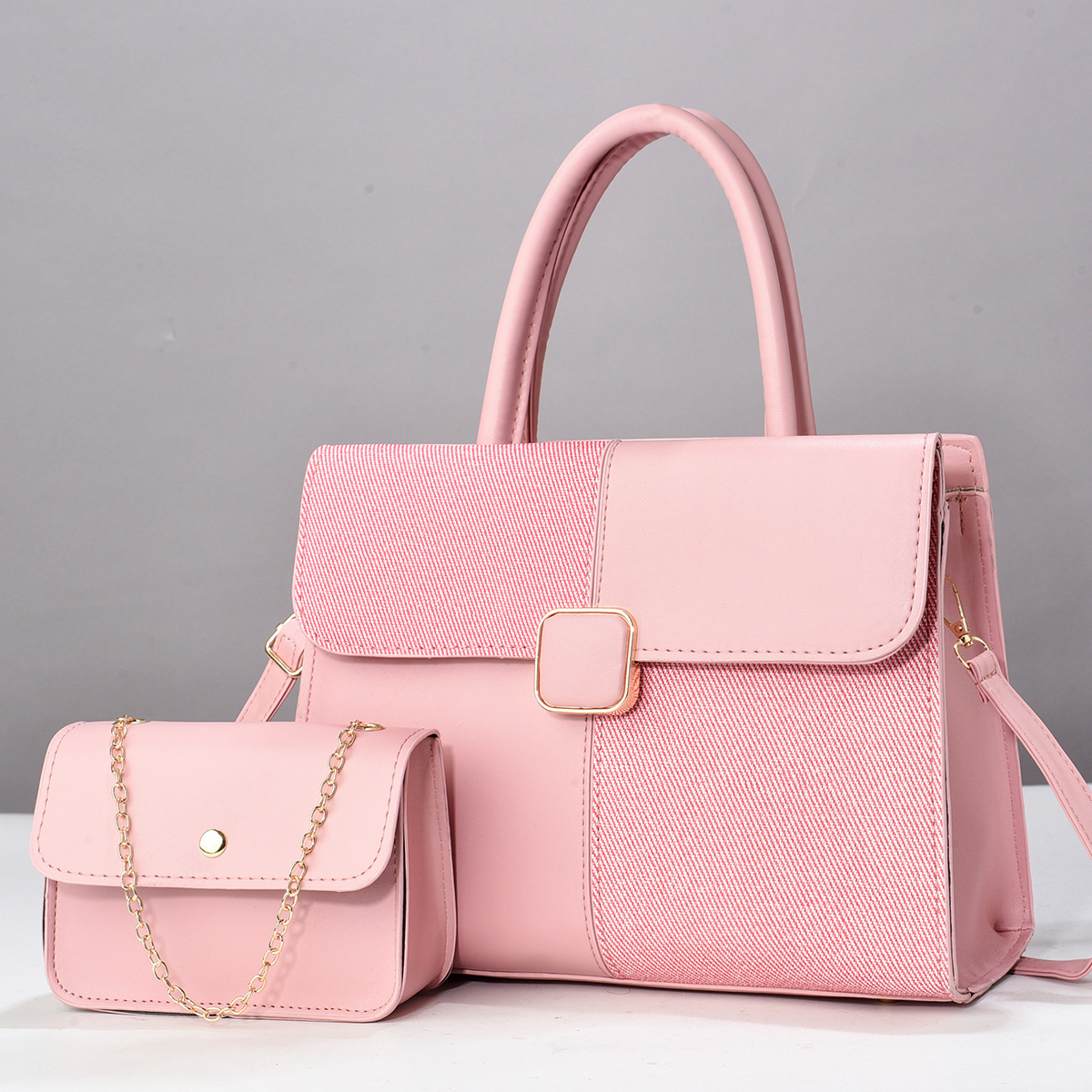 Temperamento bolso de mujer bolso de hombro todo fósforo nuevo bolso grande versión coreana del bolso de mensajero de primavera y verano de las mujeres de moda