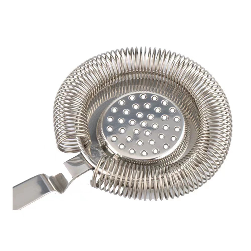 Cross -border direct supply of Hawthon filter cocktail filter creative bending filter bartender