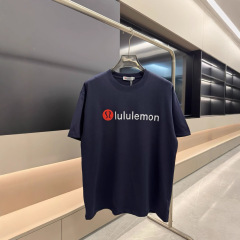 LUレッドレーベルネットセレブ同風25ss初春新作レタープリントゆったりカジュアル万能半袖Tシャツ女性用