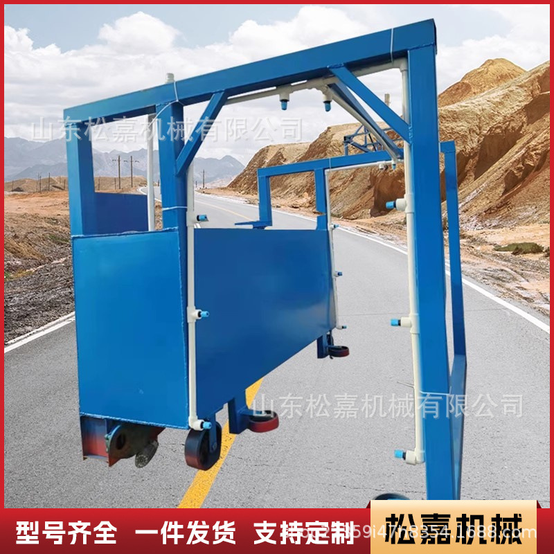 Carro de pulverización de puentes máquina de mantenimiento de barrera de pared anticolisión de autopista auto-caminante camión de pulverización de mantenimiento de barrera de puentes