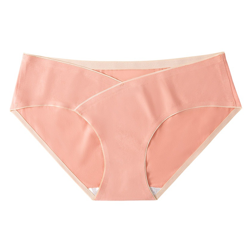 Ropa interior de las mujeres embarazadas verano fino algodón puro entrepierna embarazada temprano, medio y tarde posparto especial ropa interior de cintura baja sin costuras