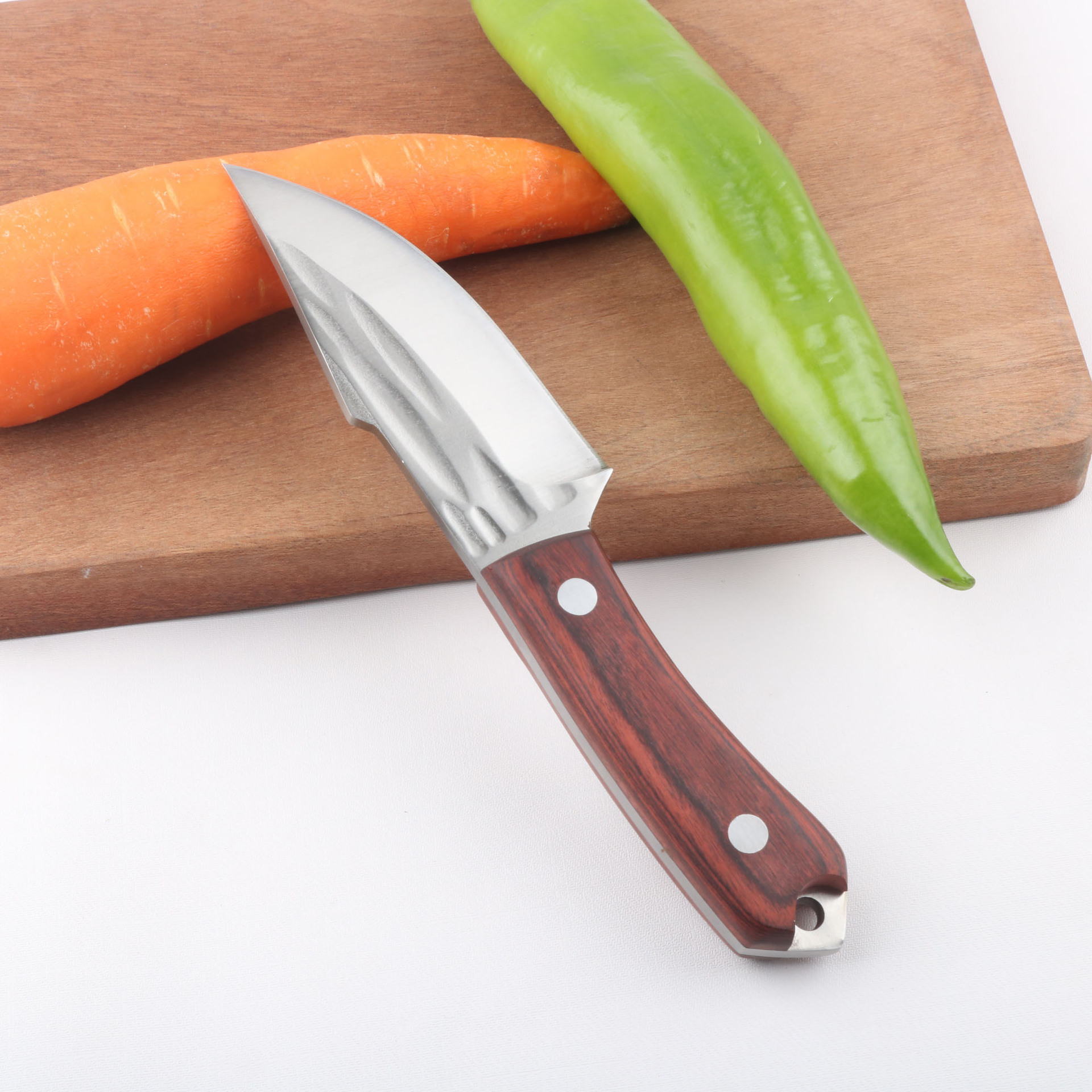 多功能便携锻打锋利露营野炊吃肉小刀水果刀切菜刀蒙古手把肉小刀