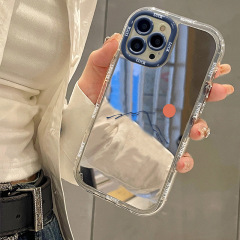 适用苹果16手机壳简约太阳iphone14ProMax奶油15plus个性13镜面17