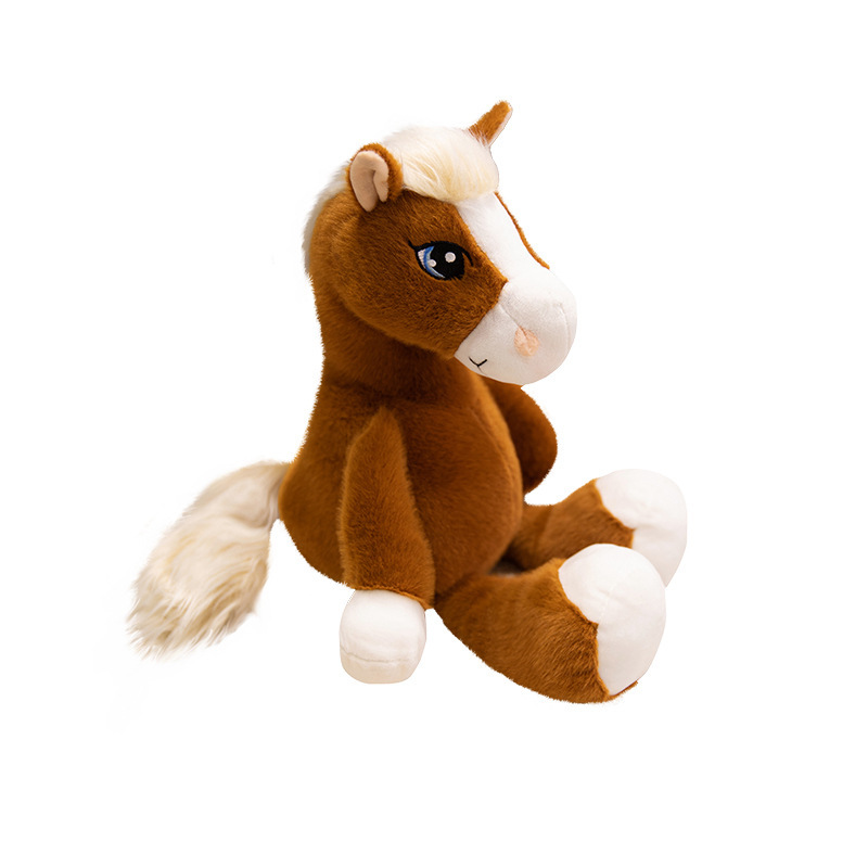 新型のつり足の馬のぬいぐるみの馬のぬいぐるみの子供はぬいぐるみのプレゼントをなだめて卸売りをします。|undefined