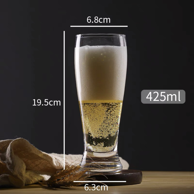 Taza de cerveza artesanal insfeng, taza de cerveza de gran capacidad, taza de cerveza de gran tamaño, taza de trigo doméstica, taza de bebida creativa