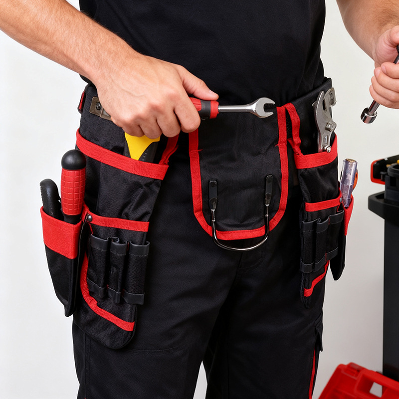 Bolsa de tela Oxford transfronteriza engrosada hardware multi-bolsillo multifuncional reparación mecánica de automóviles ropa de trabajo impermeable