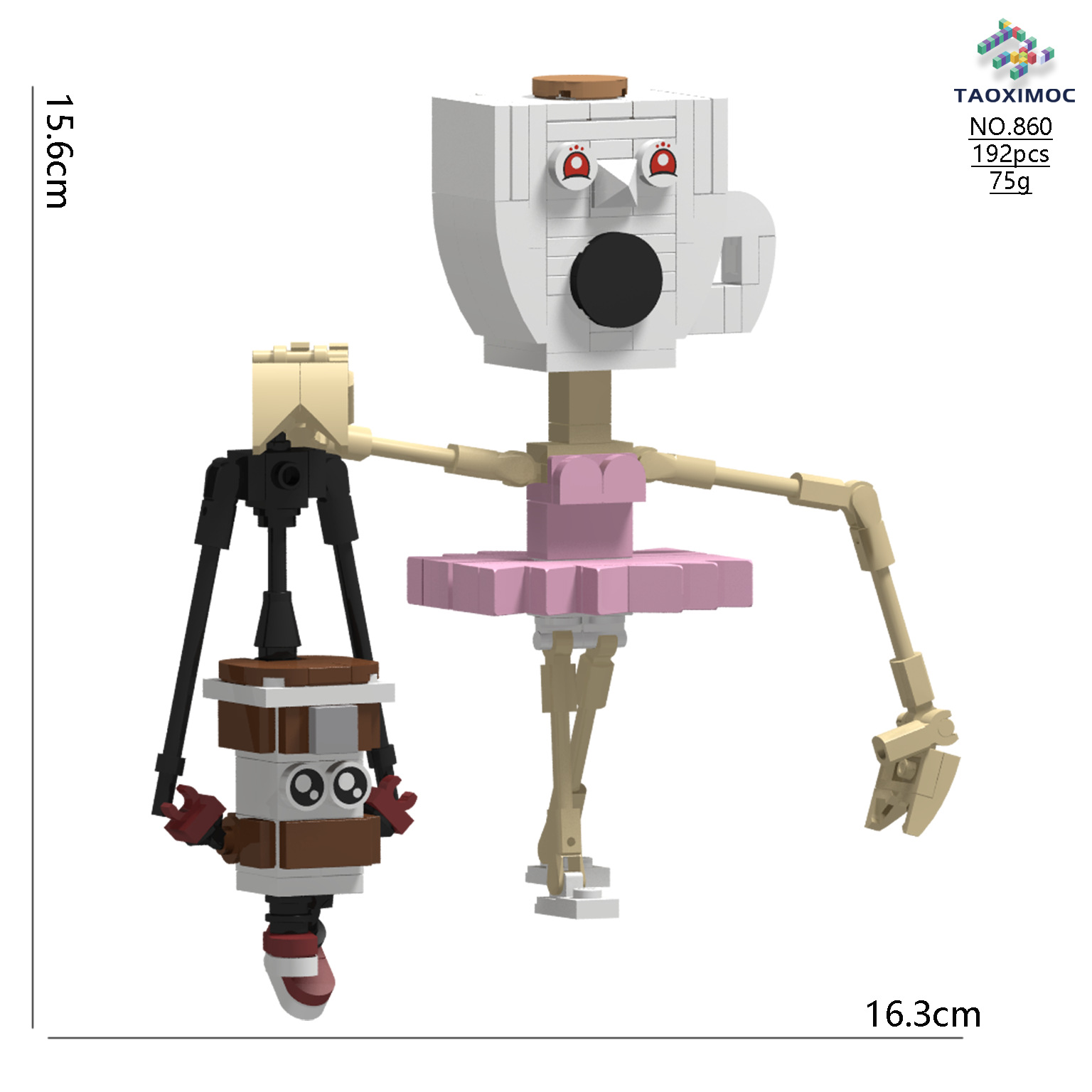 国境を越えたアメリカ海外AI山と海の古典木製スティックマンワニパスビルディングブロック手作りおもちゃの装飾品