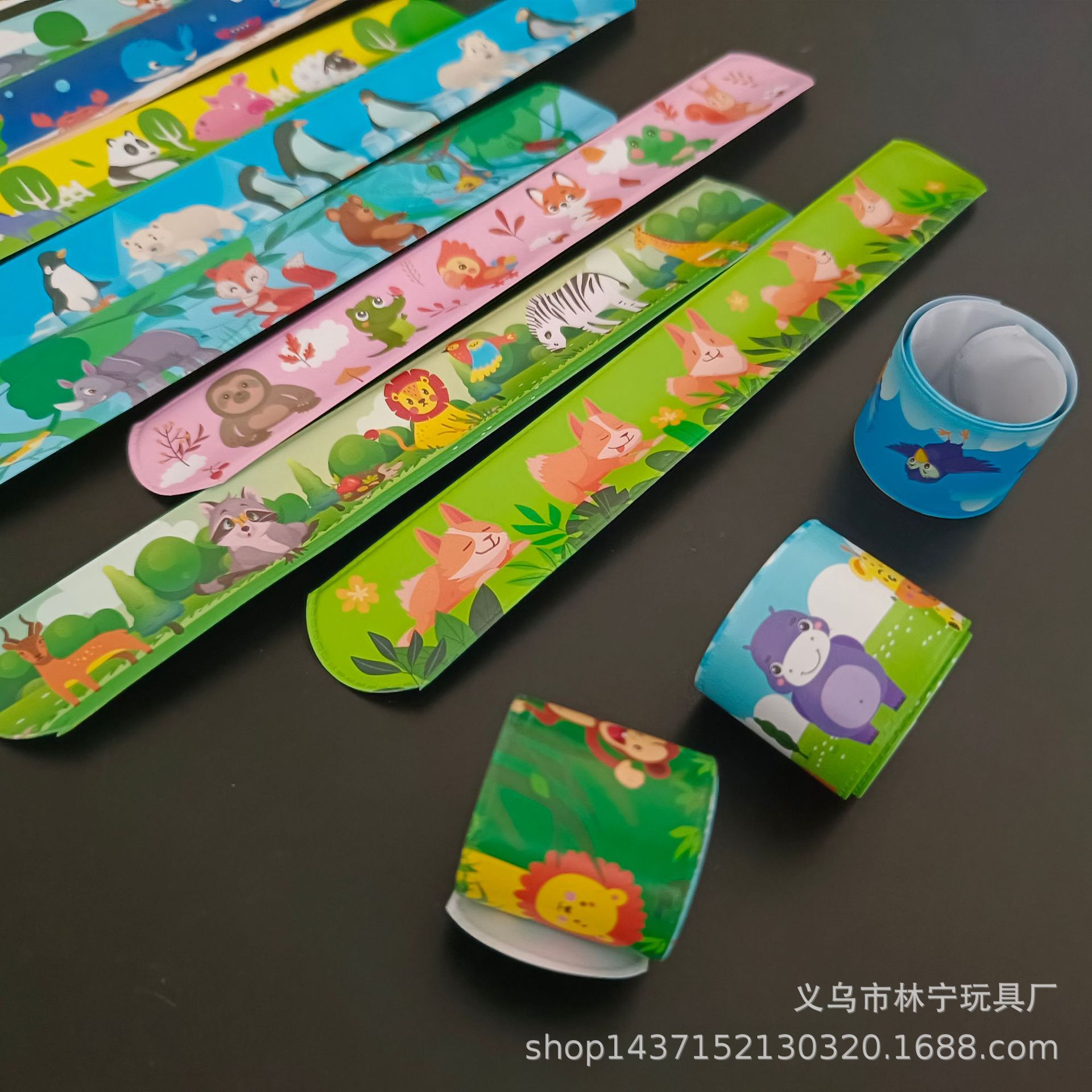 Pulsera de anillo de raqueta de elemento animal transfronterizo Anillo de raqueta de granja de Rancho Regalo De estudiante correa de muñeca regalo