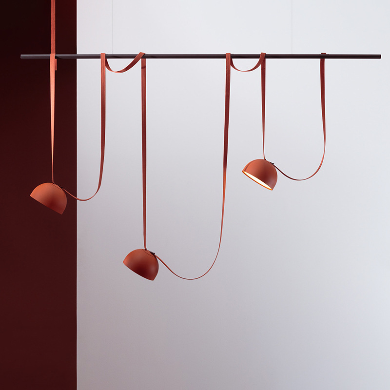 Front Desk Designer Personalized Orange Three-Head Canvas Restaurant Chandelier Minimalist Italian Bar Creative Nordic Art Front Desk Designer Personalized Orange Three-Head Canvas Restaurant Chandelier Minimalist Italian Bar Creative Nordic Art