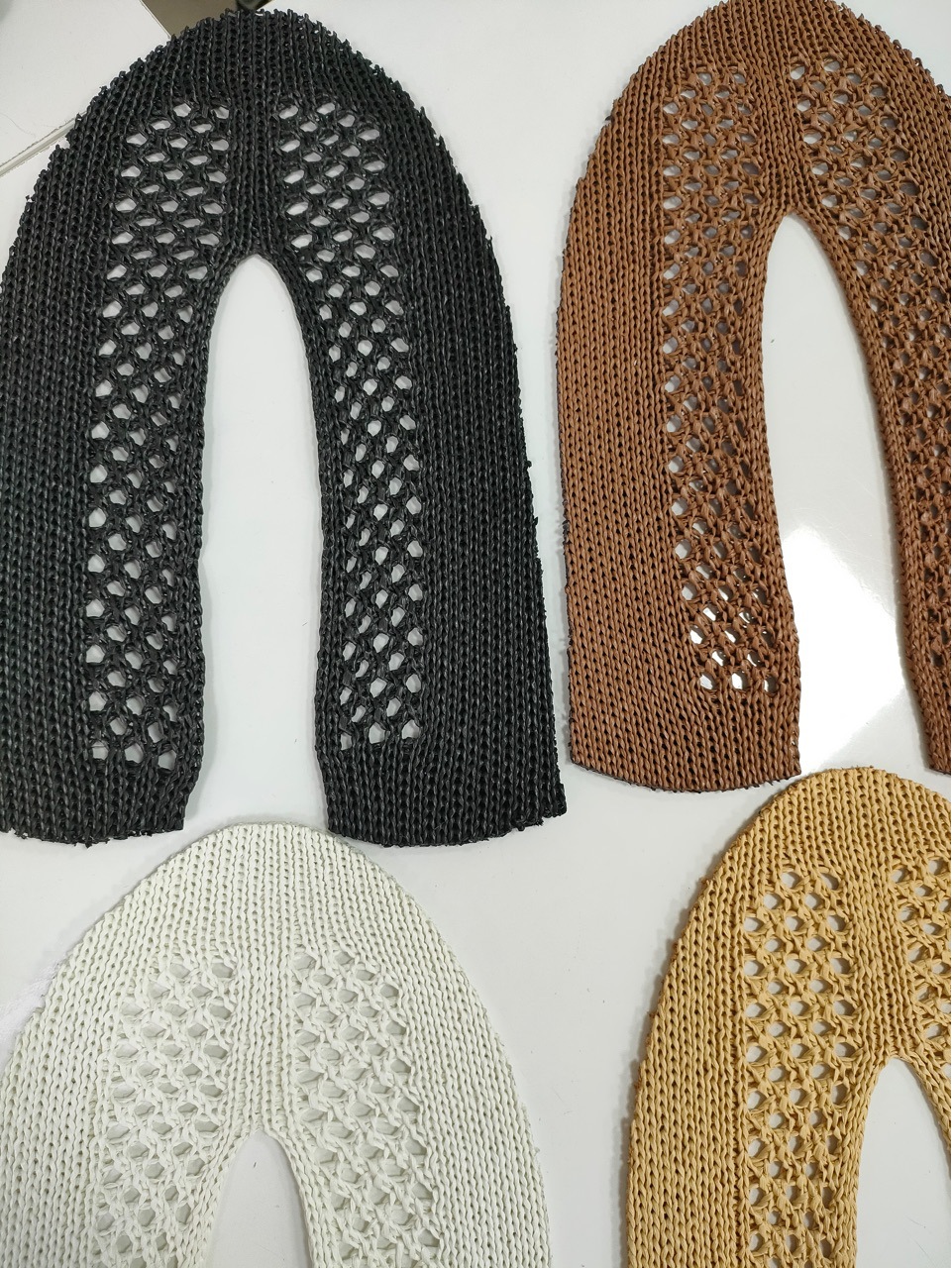 3D Laffei césped superior casual superior semiacabado zapatos de comercio exterior electro bordado tejido superior al por mayor
